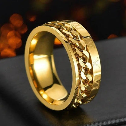 Anillo Antiestres Dorado #803 Gregor-accesorios