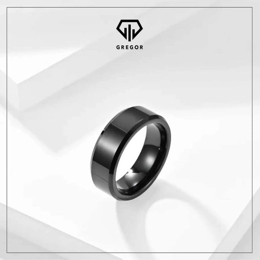 Anillo  Negro #806 Gregor-accesorios