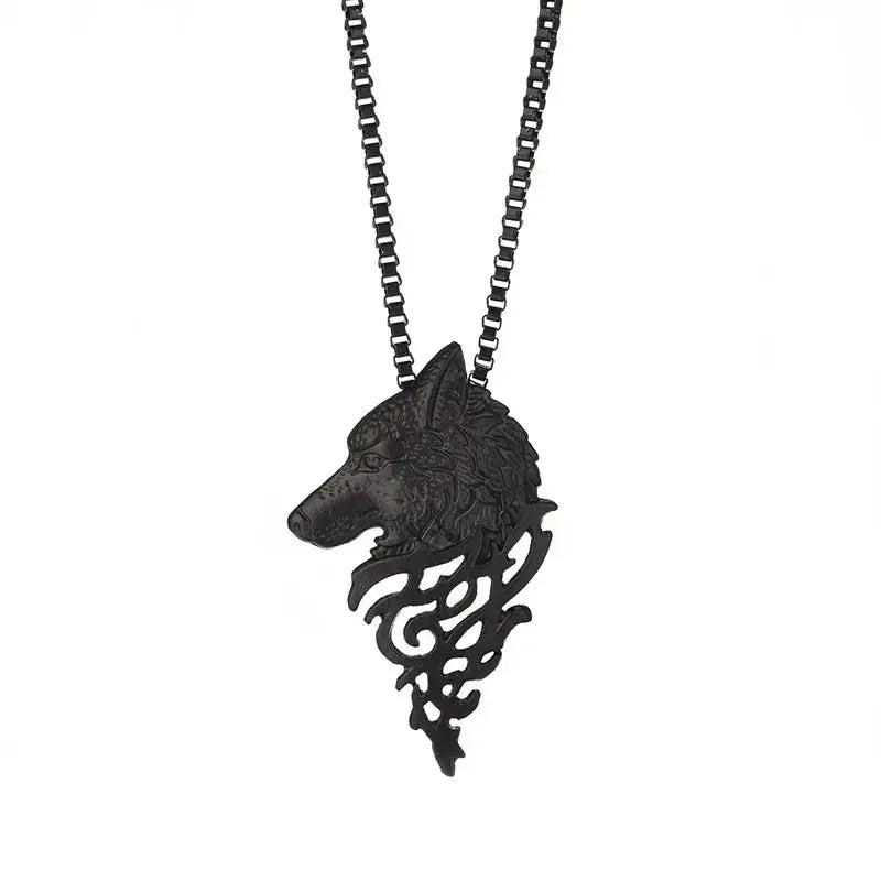 Cadena lobo negro #3141 Gregor-accesorios