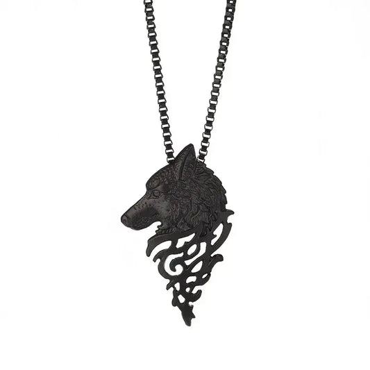 Cadena lobo negro #3141 Gregor-accesorios