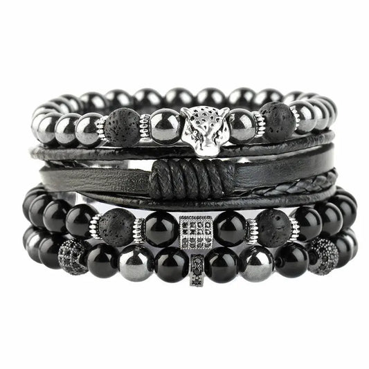 Pulsera tigre negra #1233 Gregor-accesorios