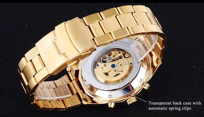 Reloj Forsining Dorado #3217 Gregor-accesorios