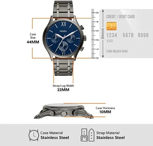 Reloj Fossil Azul Fenmore Midsize Multifunction  #1030 Gregor-accesorios