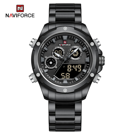 Reloj Naviforce Negro #2012 Gregor-accesorios