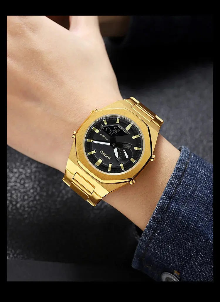 Reloj Skmei Dorado #3211 Gregor-accesorios